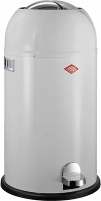 Produktbild von WESCO Tretabfalleimer 184631-76 KICKMASTER in COOL GREY mit 33 Liter Volumen / Abfallsammler / Mülleimer