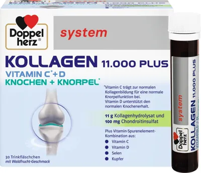 Immagine prodotto di Sistema a doppio cuore collagene 11.000 plus fiale da bere, 30 pz. Fiale