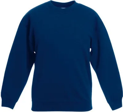 Produktbild von Fruit of the Loom - Kids Premium Set-in Sweat - Navy - 116