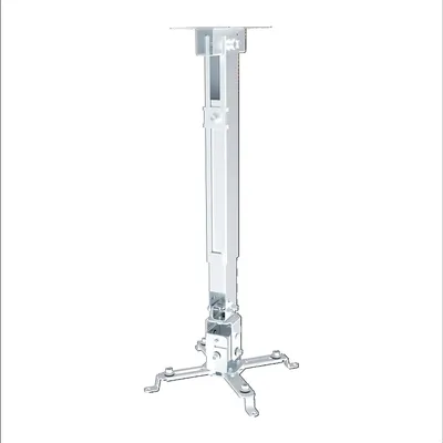 Produktbild von PureMounts® - PM-SPIDER-40W weiß - Decken- / Wandhalterung für Beamer, Abstand 430 - 650mm