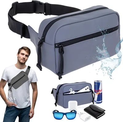 Produktbild von Hüfttasche Bauchtasche Hydro Hip Waist Pack Bag Urban Wimmerl Gürteltasche Outdoor Plane wasserabweisend Damen Herren Crossbag ebike Elephant 12827 Grau Grey