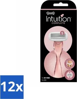 Produktbild von Wilkinson Sword Rasierer – Intuition Complete – Effizient – 1 Rasierer - Vorteilspack - 12 Stücke