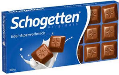 Produktbild von Schogetten Vollmilch Schokolade 100g Leckerer Tafel Schokolade 1 stück