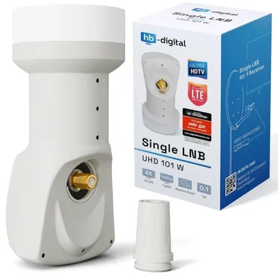 Productafbeelding van Single LNB voor 1 deelnemer, LTE Protected, Full HD, 4K UHD