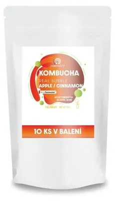 Obrázek produktu pro Kombucha Real Bubble Apple/Cinnamom 10ks