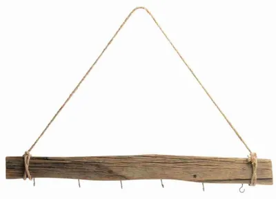 Produktbild von nature trends Hakenleiste Treibholz-Planke mit 4-6 Haken zum Hängen 60 x 6 cm