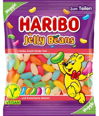 Zdjęcie produktu dla HARIBO 10054599 HARIBO Jelly Beans Kaubonbons 160,0 g