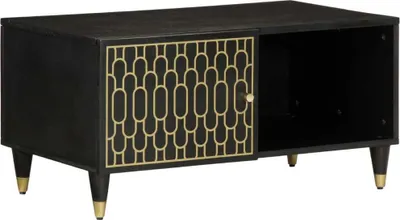 Produktbild von Couchtisch 80x50x40 cm Massivholz Mango