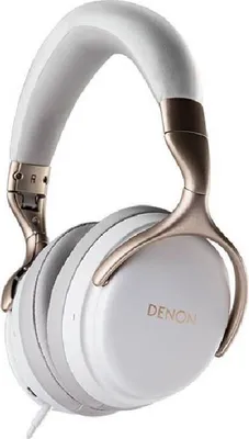 Obrázek produktu pro Denon AH-GC25NC, Kabel, 5 - 50000 Hz, 287 g, Sluchátka s mikrofonem, Bílá
