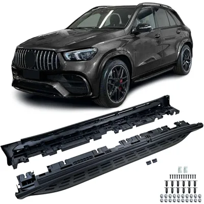 Immagine prodotto di Carparts-Online Pedane per Mercedes, GLE, V167, 18 - Alluminio Black Edition