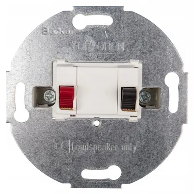 Imagen del producto de BER UP, caja de conexión para altavoces, modelo 457209, 1 conector, color blanco polar
