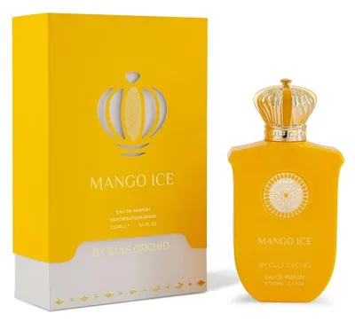 Obrázok produktu pre Gulf Orchid Mango Ice Eau de Parfum 100ml - Ovocno-sladká unisex vôňa s mangom, rebarborou a vanilkou - Gurmánsky parfum so zázvorom, jantárom a karamelom