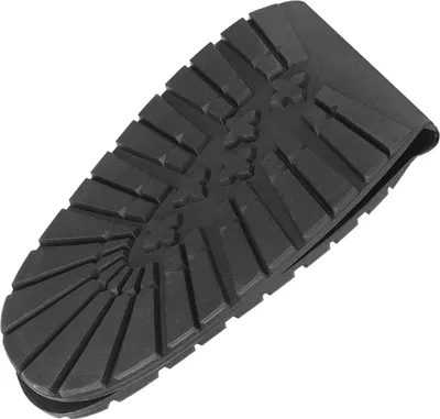 Produktbild von Nunafey Flexible Schuhe Gummisohle Sohle und Fersen, strapazierf?higer Schuh Ersatz Gummi Au?ensohle, weich fr Sportschuhe Lederschuhe(17 * 11 * 1cm-Black Forefoot)