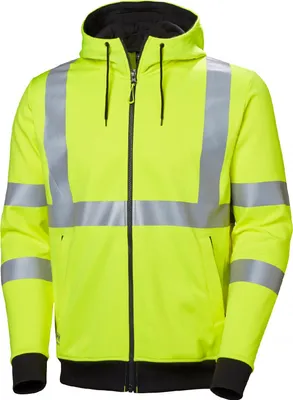 Produktbild von Helly Hansen HiVis Sweatjacke ADDVIS ZIP HOODIE 79094, Farbe:yellow, Größe:XL