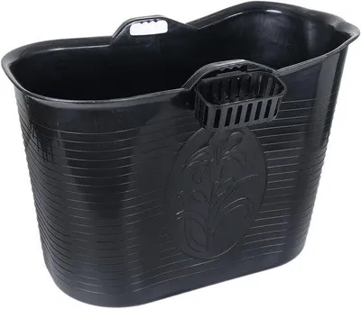 Immagine prodotto di Vasca da bagno XL per adulti e bambini - 200 litri, ideale per bagni di piccole dimensioni e sotto la doccia