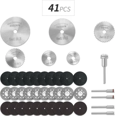 Produktbild von INF 41-teiliges Sägeblatt-Set (110 g) für Holz- und Metallbearbeitung