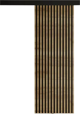 Produktbild von KIER FURNITURE Schiebetür Komplettset BELMO Sliding Door, Raumteiler Schiebetür Eiche Craft Gold 66x205x1,6 cm