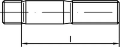 Produktbild von Reyher  Stiftschrauben DIN 938 8.8 M 8 x 70 009388000080070 (50 Stück)