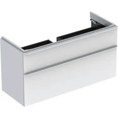 Immagine prodotto di Geberit Smyle Square armoire sous lavabo, 1184x617x470mm, avec 2 tiroirs, 500.355.00.1, 500.355.00.1
