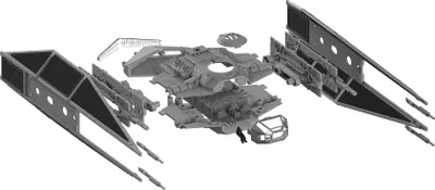 Produktbild von Revell Kylo Ren's TIE Fighter - Modellbausatz; 6760