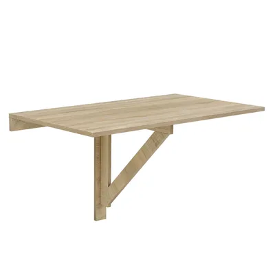 Imagen del producto de Mesa/Escritorio And OutdoorMatch Roderick - Plegable - Para montaje en pared - 100x60x58 - Color madera - Tablero de partículas - Diseño moderno