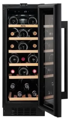 Obrázok produktu pre AEG AWS4020B5B, Termoelektrická vinotéka, Vstavaný, G, Vnútorné osvetlenie, N-ST, Čierna