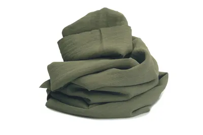 Zdjęcie produktu dla Krepa amerykańska, lekka tkanina odzieżowa, khaki, 50 x 150 cm