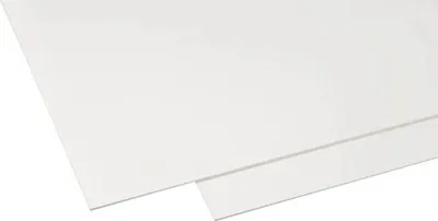 Obrázek produktu pro Plastová deska GUTTA Hobbycolor z tvrdé pěny 500 x 500 x 3 mm hladká, bílá