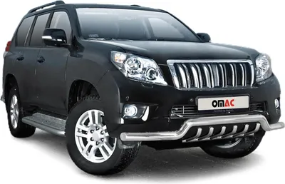 Obrázok produktu pre Predná ochranná lišta pre Toyota Land Cruiser 150 2010-13 ABE steel silver