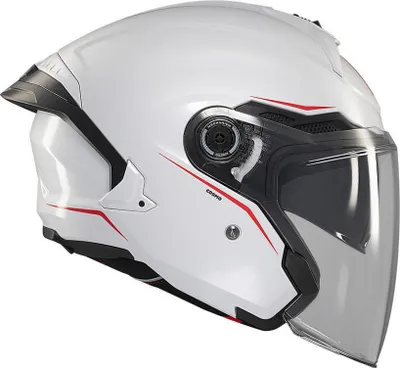 Produktbild von MT HELMETS COSMO SV SOLID A0 Glänzendes Weiß Jet-Helm größe M