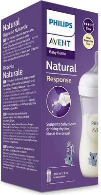 Produktbild von Philips Avent Natural Response Babyflasche 260ml Koala Durchsichtig  Durchsichtig One Size