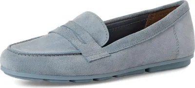 Produktbild von Tamaris Damen Slipper Leder, blau, 39 EU