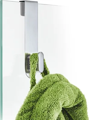 Immagine prodotto di BLOMUS gancio a parete per doccia in acciaio inox AREO Gancio per parete doccia in vetro opaco 68905