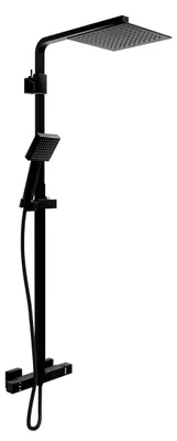 Produktbild von Duscharmatur, Thermostat-Duschsystem DA04 Schwarz