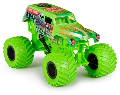 Produktbild von Spin Master Monster Jam Die Cast Grav Digger 24 Grün Kinder Grün One Size