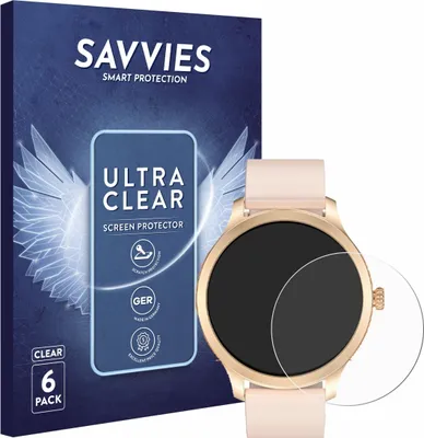 Produktbild von 6x Für Tensky LW92 1.32" Schutzfolie Savvies Displayschutz Display Schutz Folie Klar Transparent