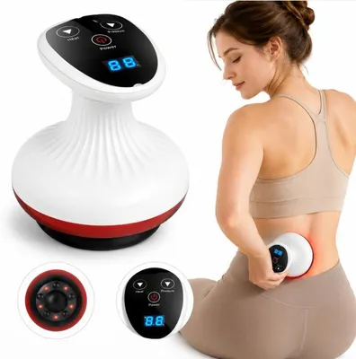 Produktbild von Elektrischer Massagegerät gegen Cellulite, Handgerät mit 3 Saugstufen und Heizfunktion,reduziert Cellulite und Dehnungsstreifen an Beinen, Armen,Bauch