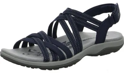 Produktbild von Skechers Reggae Slim - Summer Getaway Damen Sandalen blau 38
