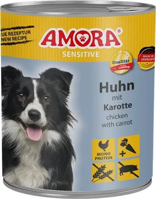 Image de AMORA Dog Sensitive Huhn & Karotte 800g