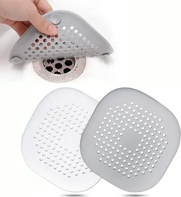 Produktbild von Abflusssieb - Abflusssieb Spüle - Abflusssieb Dusche - 2 Stück Abflussschutz - Abflussprotektor Filter - Abflusssieb Silikon - für Badezimmer, Küche, Spüle