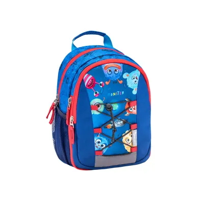 Produktbild von Belmil Mini Kiddy Kindergartenrucksack Cool Monsters für 1-3 Jährige Kinder mit Brustgurt Kindergartenrucksack