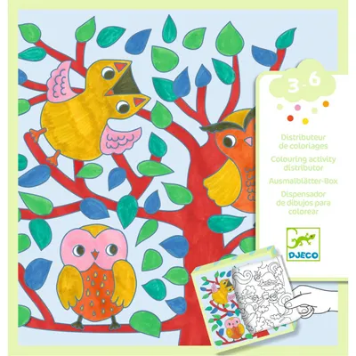 Produktbild von Spiele und Malvorlagen Wald, Djeco