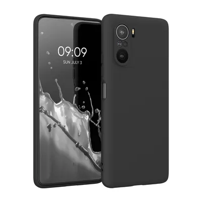 Produktbild von kwmobile Handyhülle kompatibel mit Xiaomi Mi 11i Hülle - Handy Case aus weichem Silikon in Schwarz matt