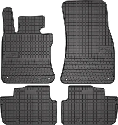 Image de OMAC Tapis de sol pour BMW Série 4 F32 Coupé 2013-2020 Noir en caoutchouc