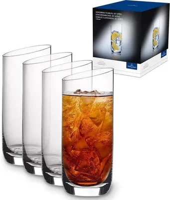 Produktbild von Famanu Longdrinkgläser Set 4 Stück 370 ml - Elegant für jede Gelegenheit