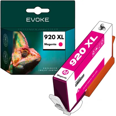Immagine prodotto di Cartucce compatibili per stampanti HP, adatte ai modelli HP 920XL e HP920, codice CD973AE, colore magenta, capacità 15 ml, resa di 1750 pagine. Compatibili con le stampanti OfficeJet 6000, 6000 Wireless, 6500, 6500A, 6500A Plus, 6500 Wireless, 7000 e 7500A, 7500A Wireless
