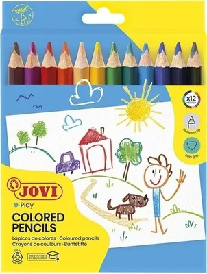 Immagine prodotto di JOVI 735/12 JOVI Buntstifte farbsortiert, 12 St.
