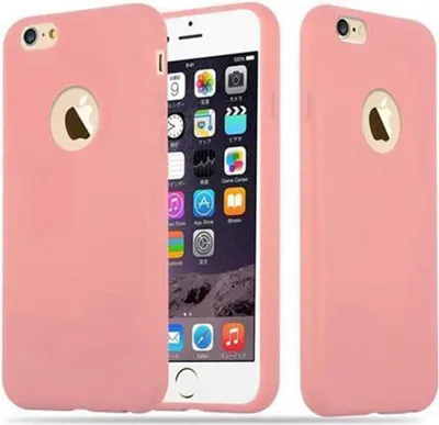 Produktbild von Cadorabo Hülle für Apple iPhone 6 / 6S Schutzhülle in Rosa Handyhülle TPU Silikon Etui Case Cover