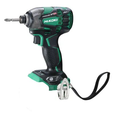 Zdjęcie produktu dla HiKOKI WH36DBW2Z 36 V Multi Volt 1/4 cala silnik bezszczotkowy, HSC II, grot wkrętakowy, klips do paska, pasek na nadgarstek