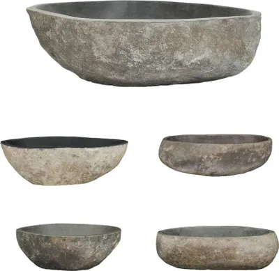 Produktbild von Stabli Waschbecken Flussstein Oval (45-53)x(34-41)cm - DE922641 - Waschbecken